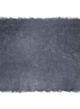 VidaXL Nepleer Schapenvacht Tapijt Antraciet 120 x 170 cm Polyester
