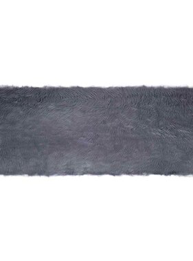 VidaXL Nepleer Schapenvacht Tapijt Antraciet 80 x 250 cm Polyester