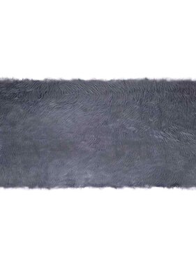 VidaXL Nepleer Schapenvacht Tapijt Antraciet 80 x 200 cm Polyester