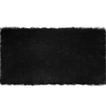 VidaXL Nepleer Schapenvacht Tapijt Zwart 80 x 150 cm Polyester