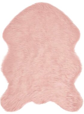 VidaXL Nepleer Schapenvacht Tapijt Roze 80 x 119 cm Polyester