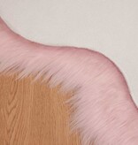 VidaXL Nepleer Schapenvacht Tapijt Roze 80 x 119 cm Polyester