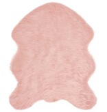 VidaXL Nepleer Schapenvacht Tapijt Roze 80 x 50 cm Polyester