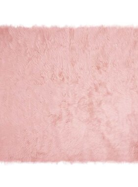 VidaXL Nepleer Schapenvacht Tapijt Roze 240 x 340 cm Polyester