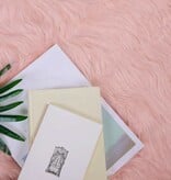 VidaXL Nepleer Schapenvacht Tapijt Roze 240 x 340 cm Polyester