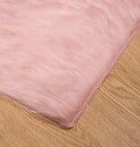 VidaXL Nepleer Schapenvacht Tapijt Roze 240 x 340 cm Polyester