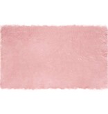 VidaXL Nepleer Schapenvacht Tapijt Roze 100 x 200 cm Polyester