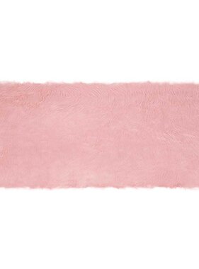 VidaXL Nepleer Schapenvacht Tapijt Roze 80 x 200 cm Polyester
