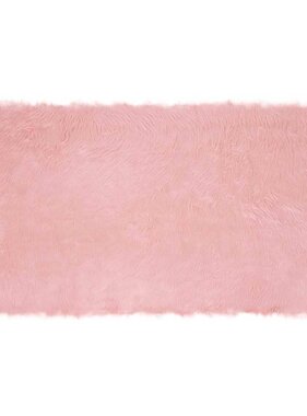 VidaXL Nepleer Schapenvacht Tapijt Roze 80 x 150 cm Polyester
