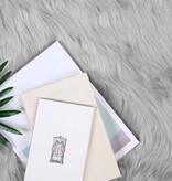 VidaXL Nepleer Schapenvacht Tapijt Grijs 80 x 200 cm Polyester