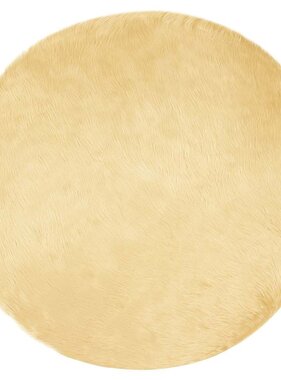 VidaXL Nepleer Schapenvacht Tapijt Crème 200 x 200 cm Polyester