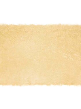 VidaXL Nepleer Schapenvacht Tapijt Crème 100 x 200 cm Polyester