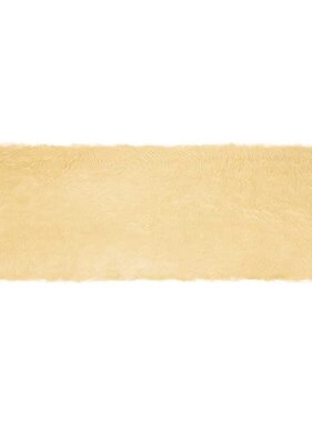 VidaXL Nepleer Schapenvacht Tapijt Crème 80 x 250 cm Polyester