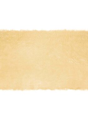 VidaXL Nepleer Schapenvacht Tapijt Crème 150 x 80 cm Polyester