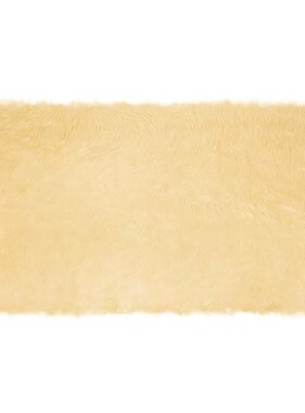 VidaXL Nepleer Schapenvacht Tapijt Crème 60 x 110 cm Polyester