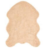 VidaXL Nepleer Schapenvacht Tapijt Beige 80 x 120 cm Polyester