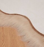 VidaXL Nepleer Schapenvacht Tapijt Beige 80 x 120 cm Polyester