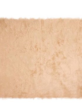 VidaXL Nepleer Schapenvacht Tapijt Beige 240 x 340 cm Polyester
