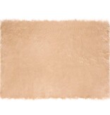 VidaXL Nepleer Schapenvacht Tapijt Beige 120 x 170 cm Polyester