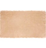 VidaXL Nepleer Schapenvacht Tapijt Beige 200 x 100 cm Polyester