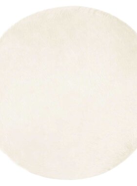 VidaXL Nepleer Schapenvacht Tapijt Wit 200 x 200 cm Polyester