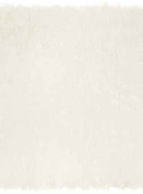VidaXL Nepleer Schapenvacht Tapijt Wit 200 x 200 cm Polyester