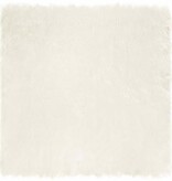 VidaXL Nepleer Schapenvacht Tapijt Wit 160 x 160 cm Polyester