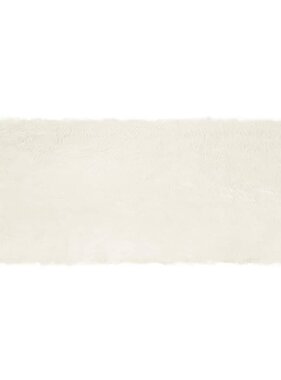 VidaXL Nepleer Schapenvacht Tapijt Wit 80 x 200 cm Polyester