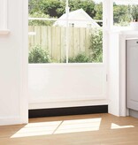 VidaXL Schroefbare Deurborstelafsluitingen 12 pcs Zwart 100 cm