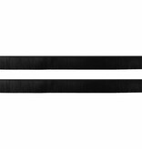 VidaXL Schroefbare Deurborstelafsluitingen 2 pcs Zwart 100 cm