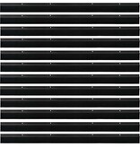 VidaXL Schroefbare Deurborstelafsluitingen 12 pcs Zwart 100 cm