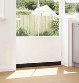 VidaXL Schroefbare Deurborstelafsluitingen 2 pcs Zwart 100 cm