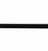 VidaXL Zelfklevende Deurborstels 6 pcs Zwart 100 cm Aluminium Legering