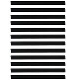 VidaXL Zelfklevende Deurborstels 12 pcs Zwart 100 cm