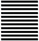 VidaXL Zelfklevende Deurborstels 12 pcs Zwart 100 cm