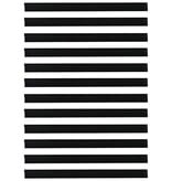 VidaXL Zelfklevende Deurborstels 12 pcs Zwart 100 cm