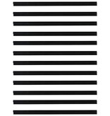 VidaXL Zelfklevende Deurborstels 12 pcs Zwart 100 cm