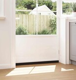 VidaXL Zelfklevende Deurborstels 6 pcs Zwart 100 cm Aluminium Legering