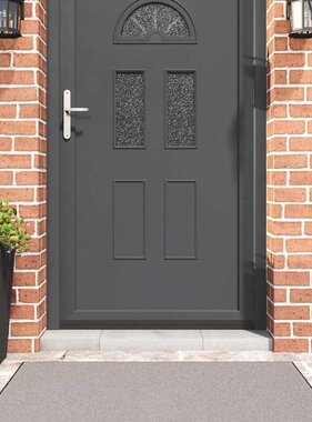 VidaXL Zelfklevende Deurborstels 2 pcs Zwart 100 cm Aluminium Legering