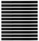 VidaXL Schroefbare Deurborstelafsluitingen 12 pcs Wit 100 cm