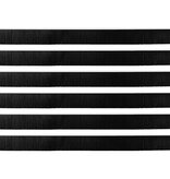 VidaXL Schroefbare Deurborstelafsluitingen 6 pcs Wit 100 cm