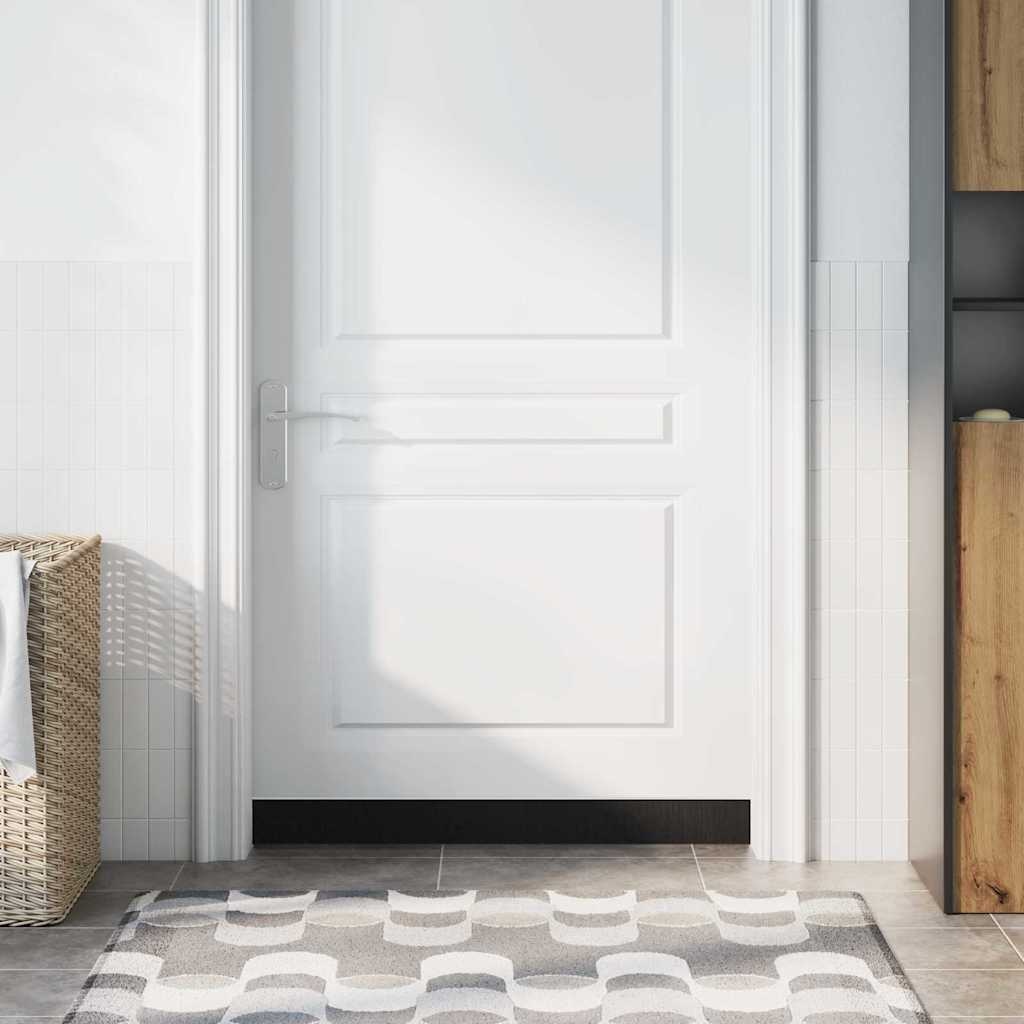 VidaXL Schroefbare Deurborstelafsluitingen 2 pcs Wit 100 cm