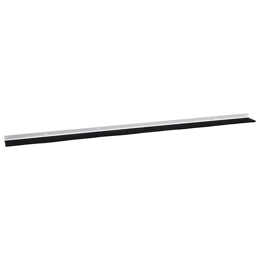 VidaXL Schroefbare Deurborstelafsluitingen 2 pcs Wit 100 cm