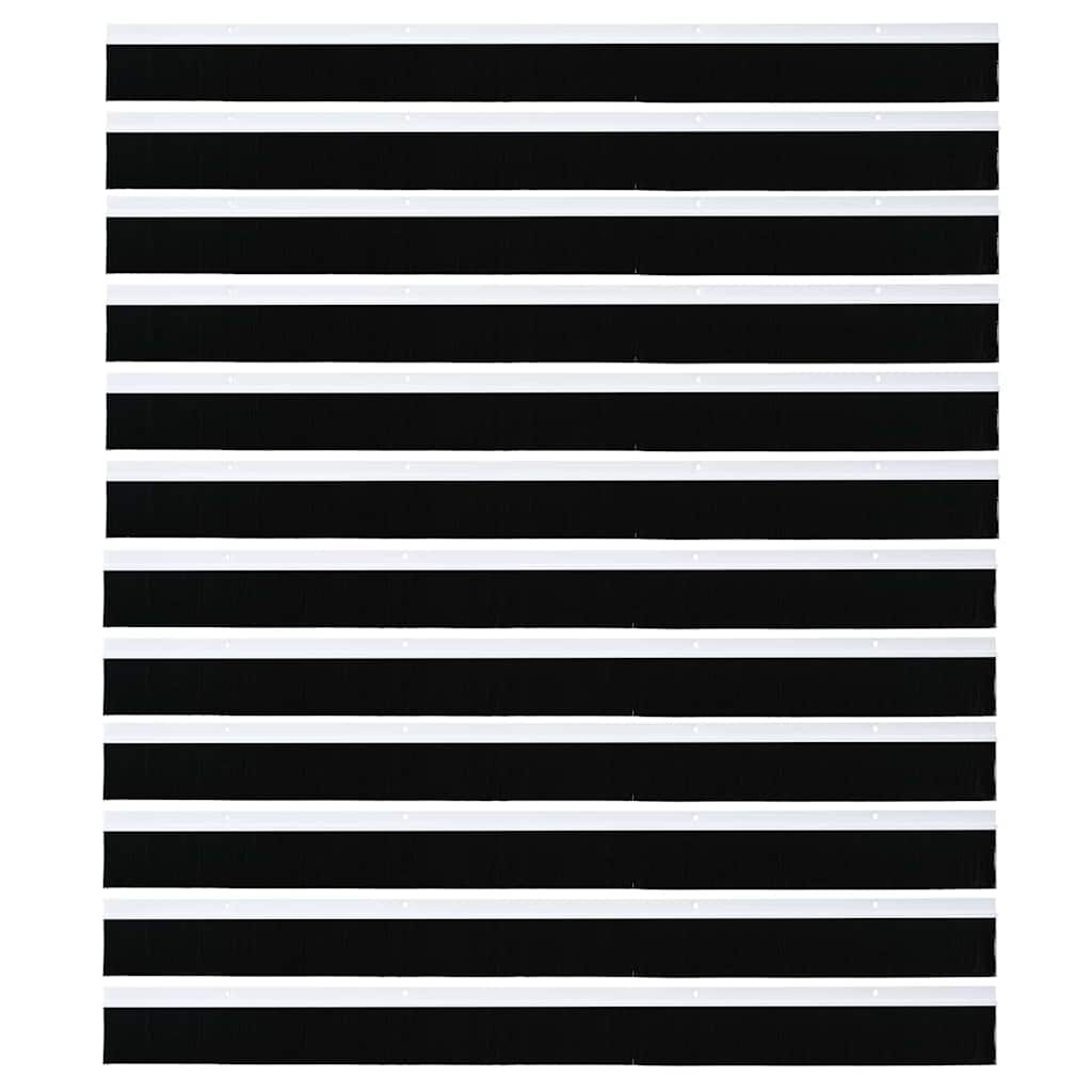 VidaXL Schroefbare Deurborstelafsluitingen 12 pcs Wit 100 cm