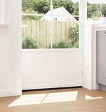 VidaXL Schroefbare Deurborstelafsluitingen 12 pcs Wit 100 cm