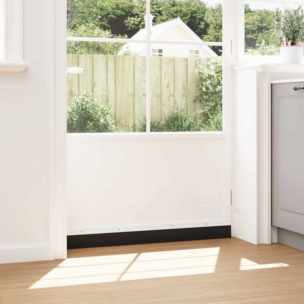 VidaXL Schroefbare Deurborstelafsluitingen 2 pcs Wit 100 cm