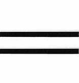 VidaXL Schroefbare Deurborstelafsluitingen 2 pcs Wit 100 cm