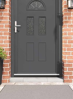 VidaXL Schroefbare Deurborstelafsluitingen 2 pcs Wit 100 cm