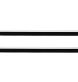 VidaXL Schroefbare Deurborstelafsluitingen 2 pcs Wit 100 cm