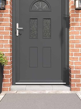 VidaXL Schroefbare Deurborstelafsluitingen 2 pcs Wit 100 cm